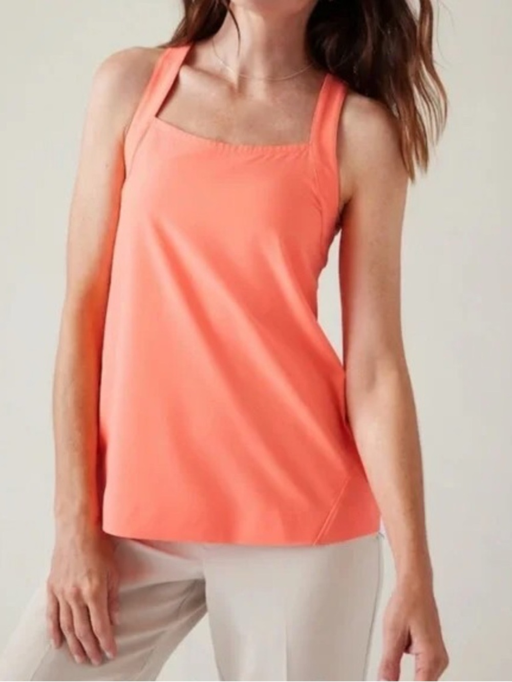 🌸Athleta Coral Cross Back Tank🌸